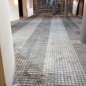 Ondervloer met wapening Ondervloer met wapening