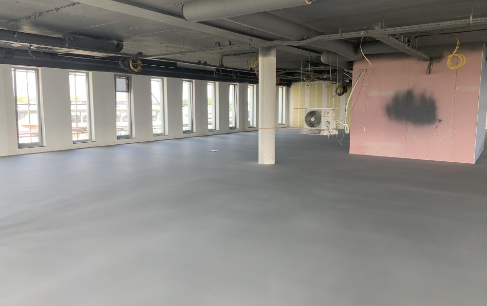 Cementgebonden gietvloer Cementgebonden gietvloer