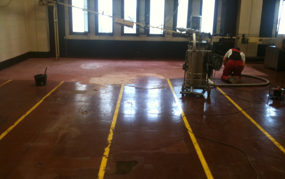 Kunststof vloer renovatie Kunststof vloer renovatie