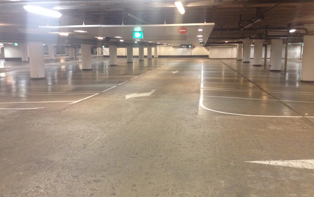 Vloerrenovatie rijbanen Q Park Vloerrenovatie rijbanen Q Park