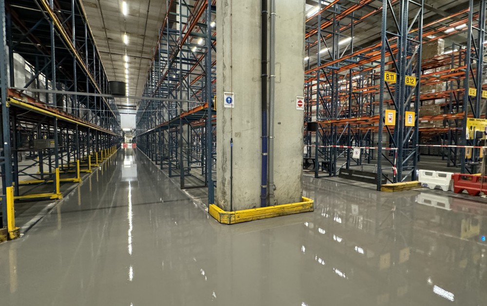 Industriële cementgebonden gietvloer Industriële cementgebonden gietvloer