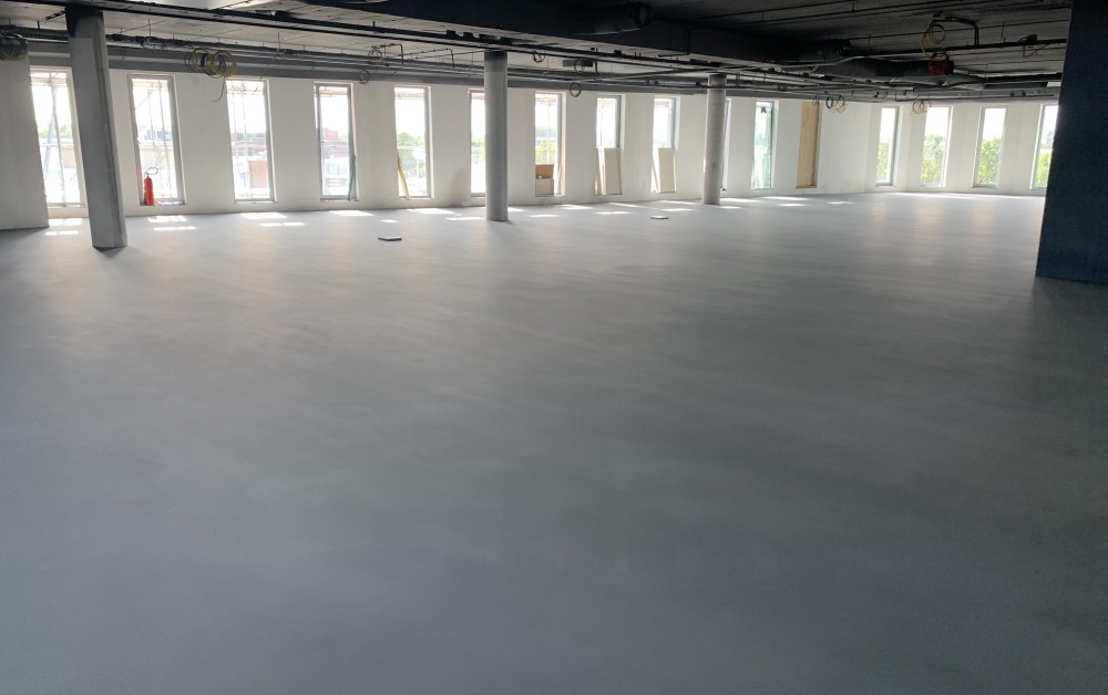 Industriële cementgebonden gietvloer Industriële cementgebonden gietvloer