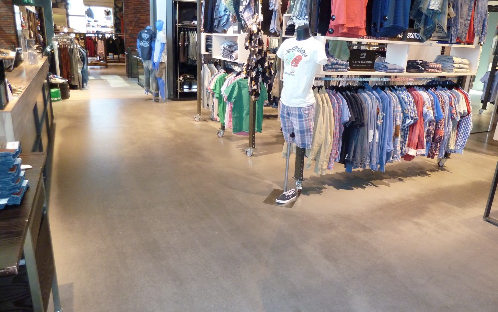 Cementgebonden gietvloer Cementgebonden gietvloer