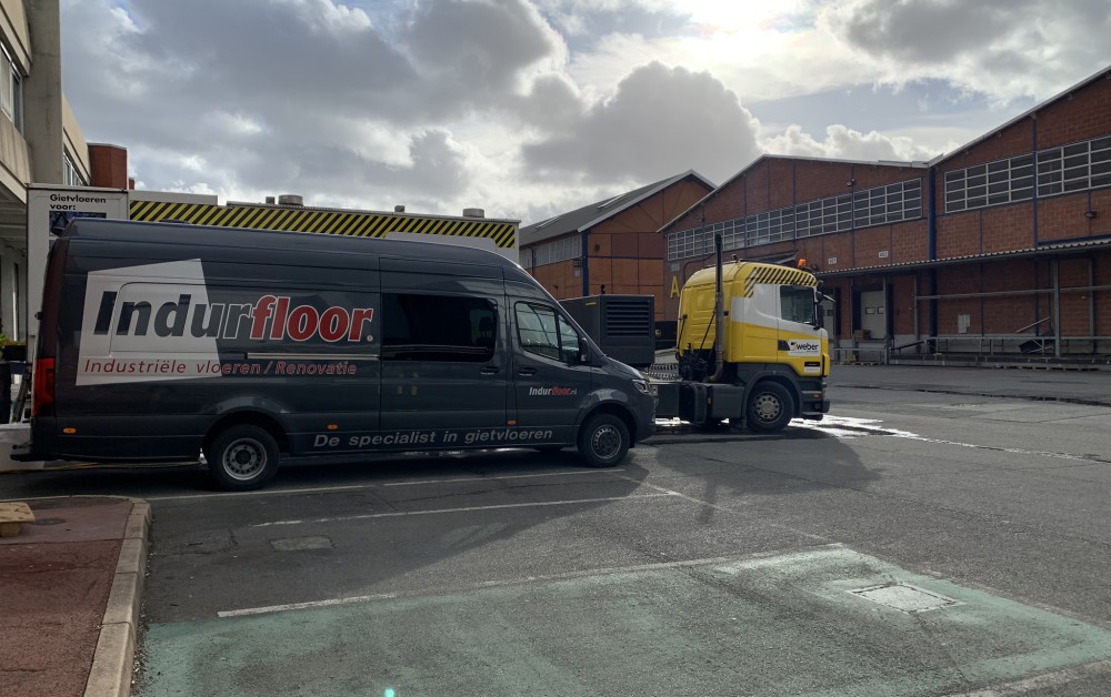 Pomptruck Indurfloor Parijs Pomptruck Indurfloor Parijs