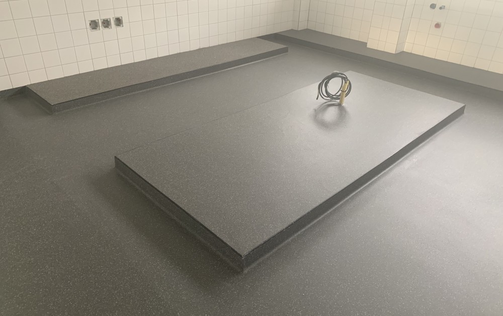 Troffelvloer keuken Troffelvloer keuken